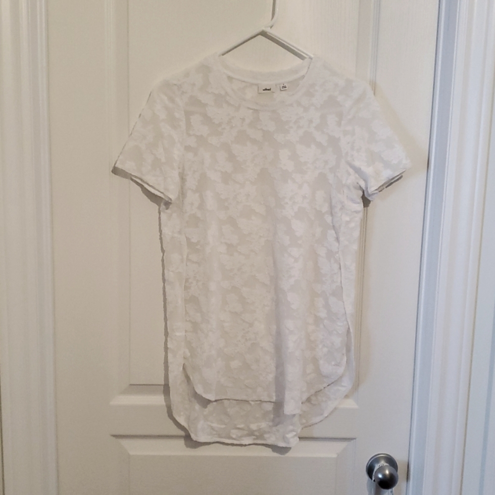 WILFRED Lace White Blouse